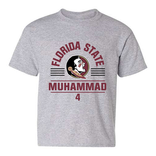 FSU - NCAA Men's Basketball : Shahid Muhammad - Classic Fashion Shersey Youth T-Shirt-0