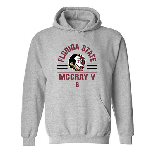 FSU - NCAA Men's Basketball : Robert McCray V - Classic Fashion Shersey Hooded Sweatshirt-0