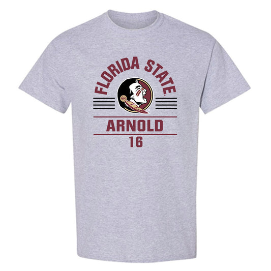 FSU - NCAA Baseball : Jamie Arnold - Classic Fashion Shersey T-Shirt-0