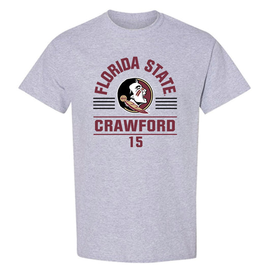 FSU - NCAA Men's Basketball : Jalen Crawford - Classic Fashion Shersey T-Shirt-0
