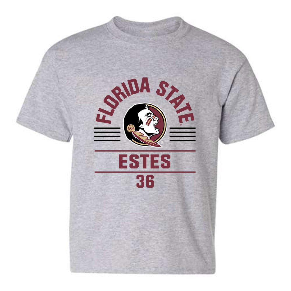 FSU - NCAA Baseball : Jace Estes - Classic Fashion Shersey Youth T-Shirt