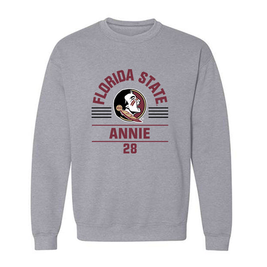 FSU - NCAA Women's Lacrosse : Aine Devine - Classic Fashion Shersey Crewneck Sweatshirt-0
