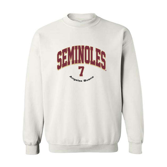 FSU - NCAA Softball : Angelee Bueno - Classic Fashion Shersey Crewneck Sweatshirt-0