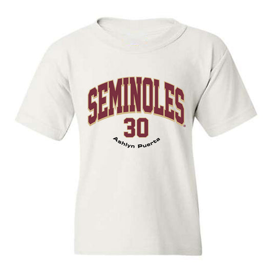 FSU - NCAA Women's Soccer : Ashlyn Puerta - Classic Fashion Shersey Youth T-Shirt-0