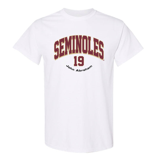 FSU - NCAA Baseball : John Abraham - Classic Fashion Shersey T-Shirt-0