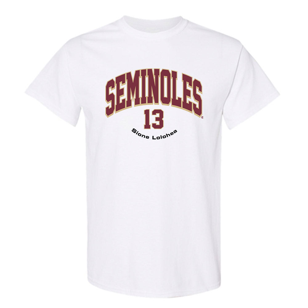 FSU - NCAA Football : Sione Lolohea - Classic Fashion Shersey T-Shirt-0