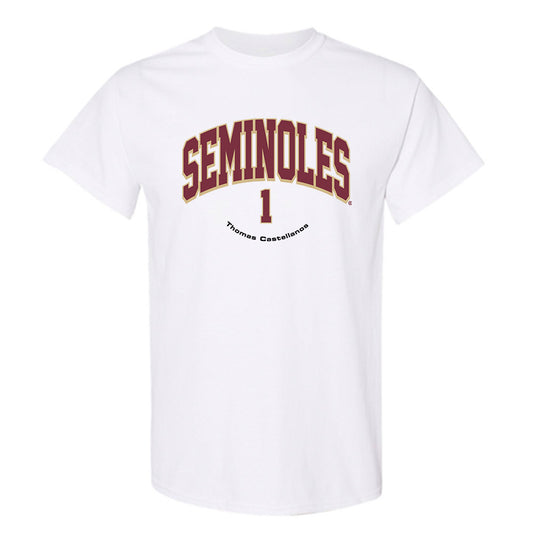 FSU - NCAA Football : Thomas Castellanos - Classic Fashion Shersey T-Shirt-0