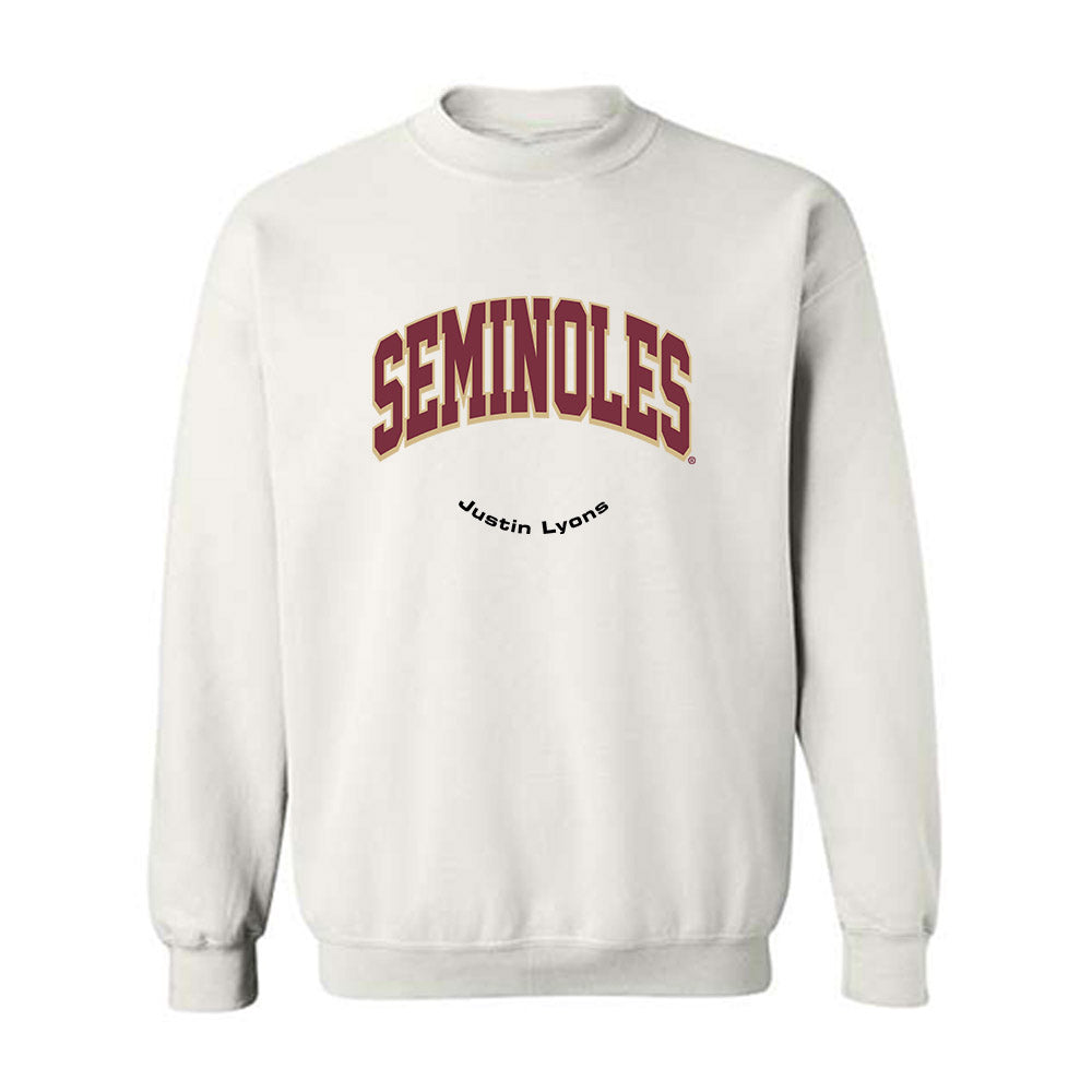 FSU - NCAA Men's Tennis : Justin Lyons - Classic Fashion Shersey Crewneck Sweatshirt-0