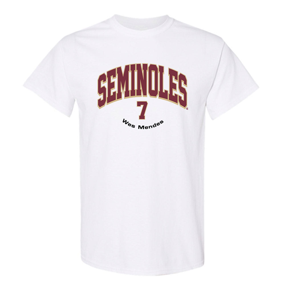 FSU - NCAA Baseball : Wes Mendes - Classic Fashion Shersey T-Shirt-0