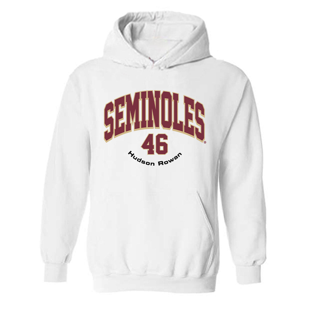 FSU - NCAA Baseball : Hudson Rowan - Classic Fashion Shersey Hooded Sweatshirt-0