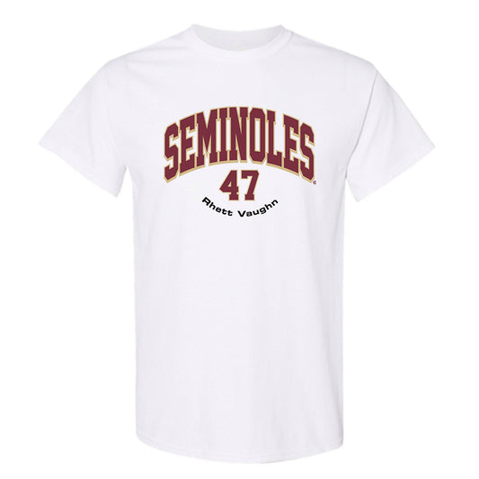 FSU - NCAA Baseball : Rhett Vaughn - Classic Fashion Shersey T-Shirt-0