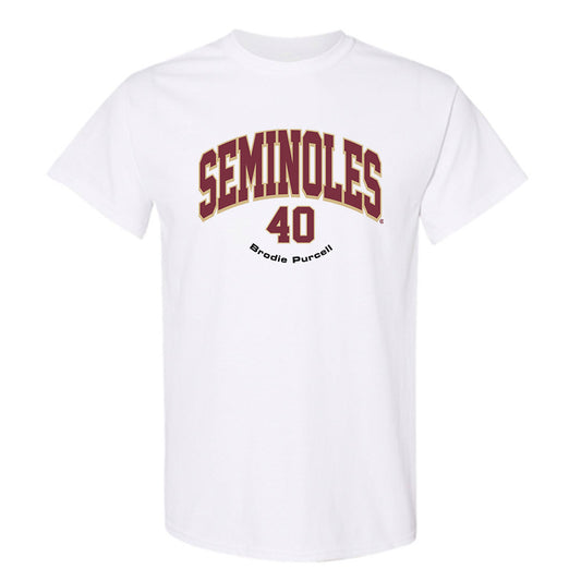 FSU - NCAA Baseball : Brodie Purcell - Classic Fashion Shersey T-Shirt-0