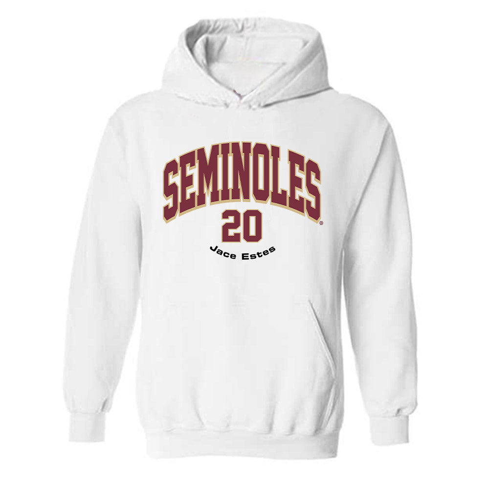 FSU - NCAA Baseball : Jace Estes - Classic Fashion Shersey Hooded Sweatshirt-0