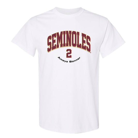 FSU - NCAA Women's Basketball : Amaya Bonner - Classic Fashion Shersey T-Shirt-0