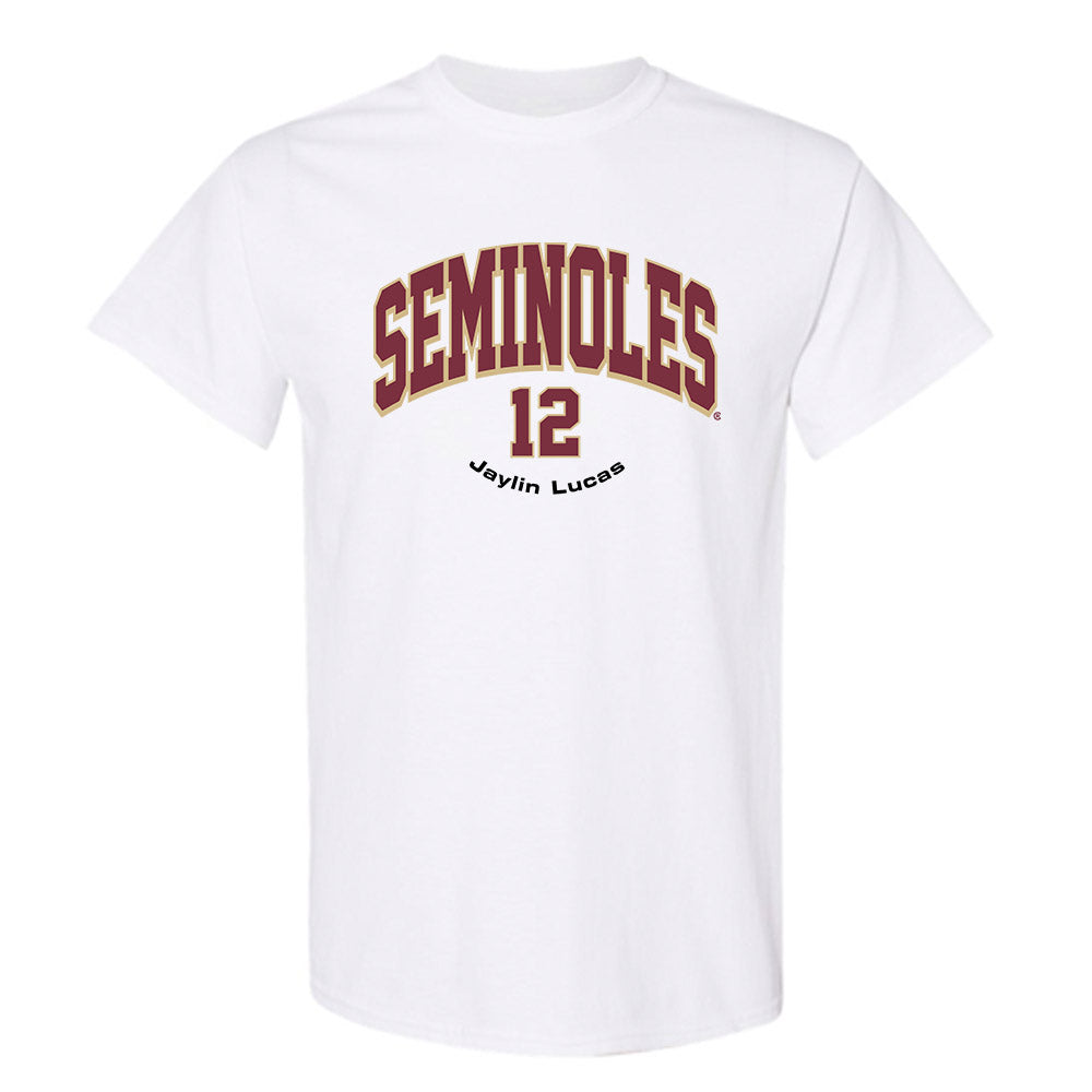 FSU - NCAA Football : Jaylin Lucas - Classic Fashion Shersey T-Shirt-0