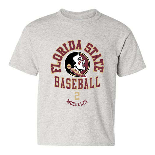 FSU - NCAA Baseball : Carter McCulley - Classic Fashion Shersey Youth T-Shirt