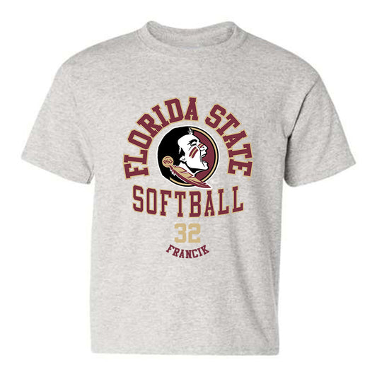 FSU - NCAA Softball : Jasmine Francik - Classic Fashion Shersey Youth T-Shirt