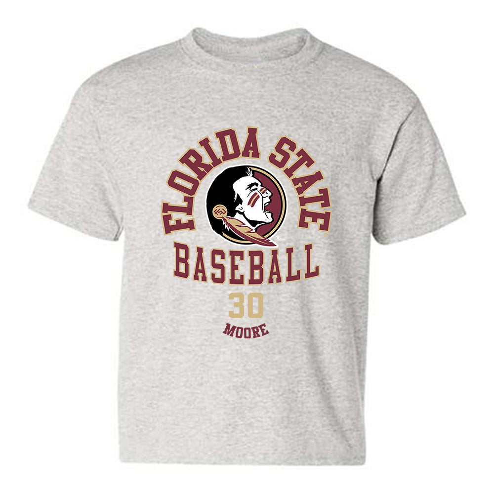 FSU - NCAA Baseball : Bryson Moore - Classic Fashion Shersey Youth T-Shirt-0