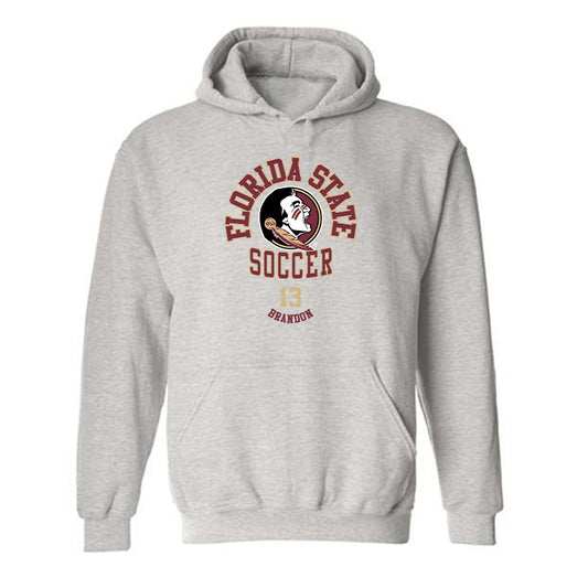 FSU - NCAA Women's Soccer : Mya Brandon - Classic Fashion Shersey Hooded Sweatshirt-0