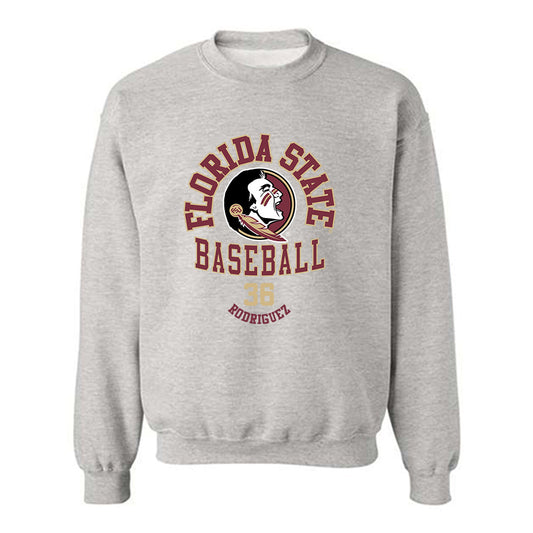 FSU - NCAA Baseball : Mookie Rodriguez - Classic Fashion Shersey Crewneck Sweatshirt-0