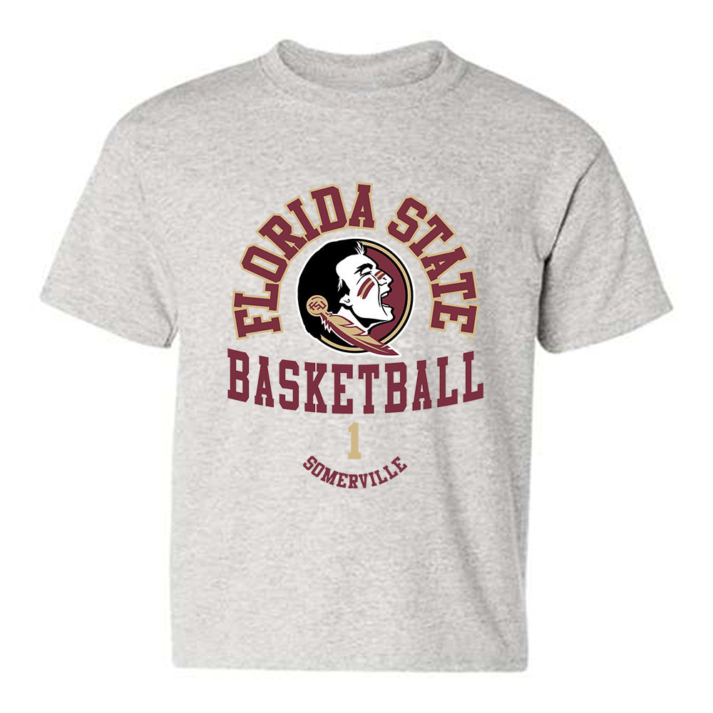 FSU - NCAA Men's Basketball : Martin Somerville - Classic Fashion Shersey Youth T-Shirt-0