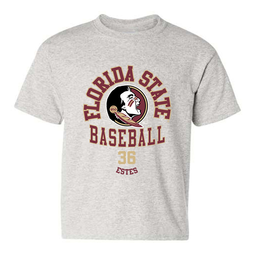 FSU - NCAA Baseball : Jace Estes - Classic Fashion Shersey Youth T-Shirt