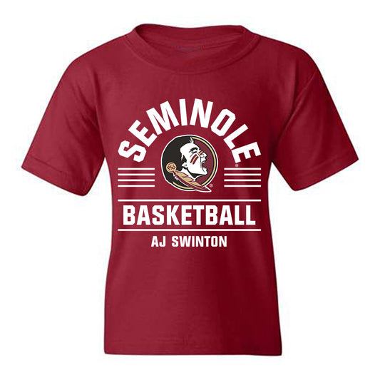 FSU - NCAA Men's Basketball : AJ Swinton - Classic Fashion Shersey Youth T-Shirt-0