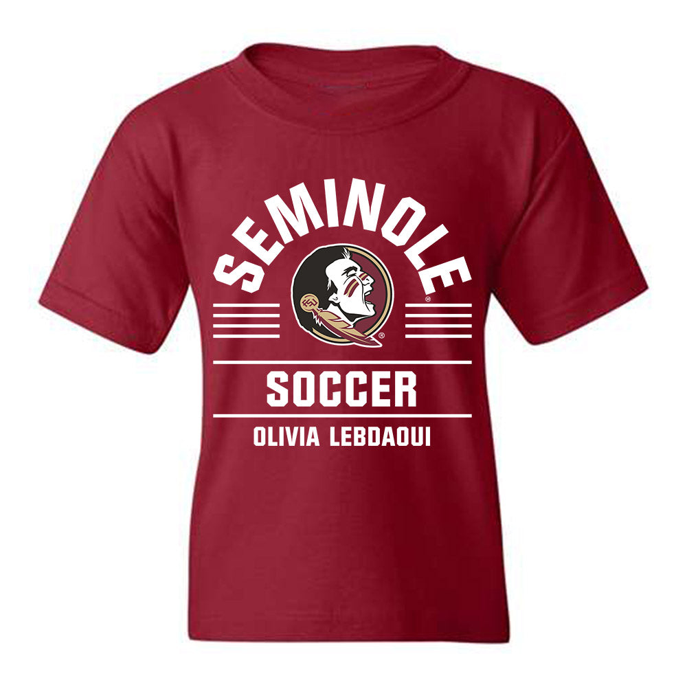 FSU - NCAA Women's Soccer : Olivia Lebdaoui - Classic Fashion Shersey Youth T-Shirt