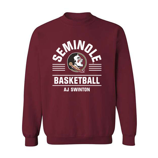 FSU - NCAA Men's Basketball : AJ Swinton - Classic Fashion Shersey Crewneck Sweatshirt-0