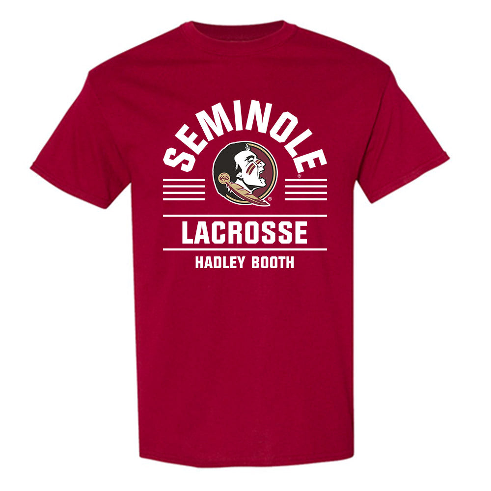 FSU - NCAA Women's Lacrosse : Hadley Booth - Classic Fashion Shersey T-Shirt-0