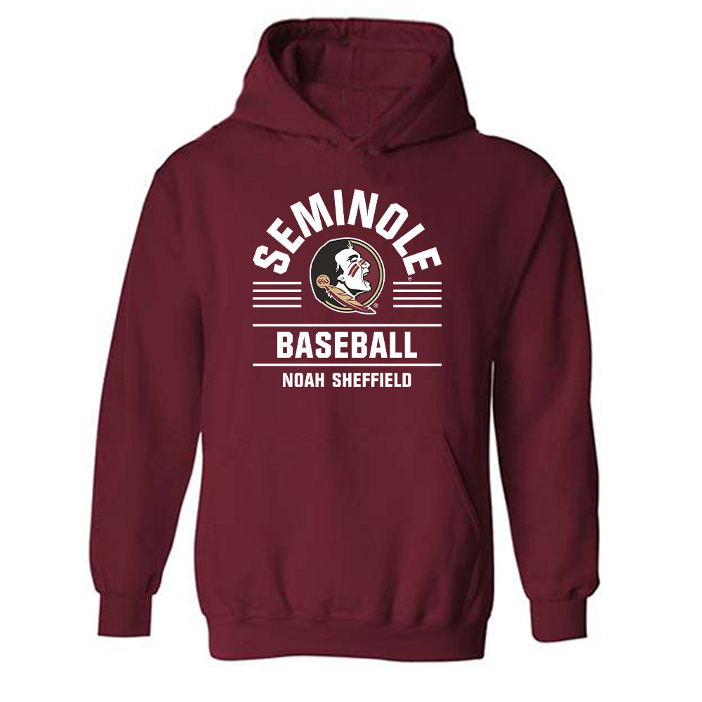 FSU - NCAA Baseball : Noah Sheffield - Classic Fashion Shersey Hooded Sweatshirt