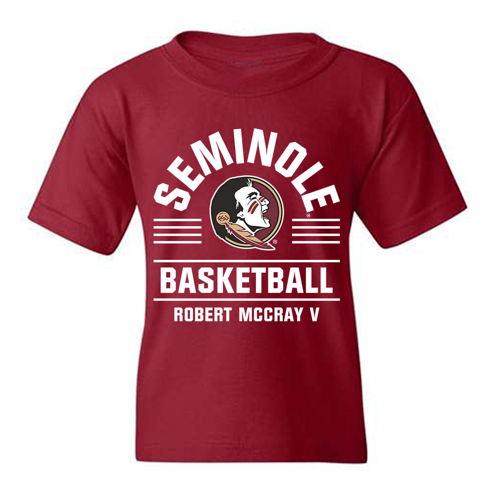 FSU - NCAA Men's Basketball : Robert McCray V - Classic Fashion Shersey Youth T-Shirt-0