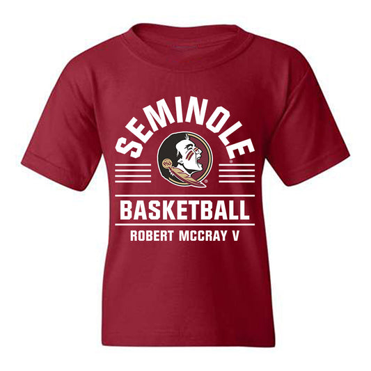 FSU - NCAA Men's Basketball : Robert McCray V - Classic Fashion Shersey Youth T-Shirt-0
