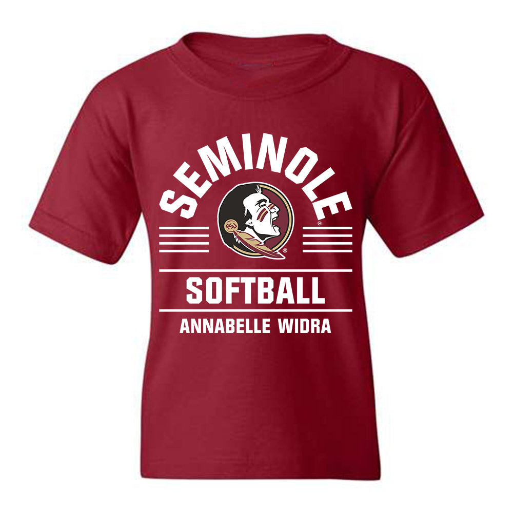 FSU - NCAA Softball : Annabelle Widra - Classic Fashion Shersey Youth T-Shirt