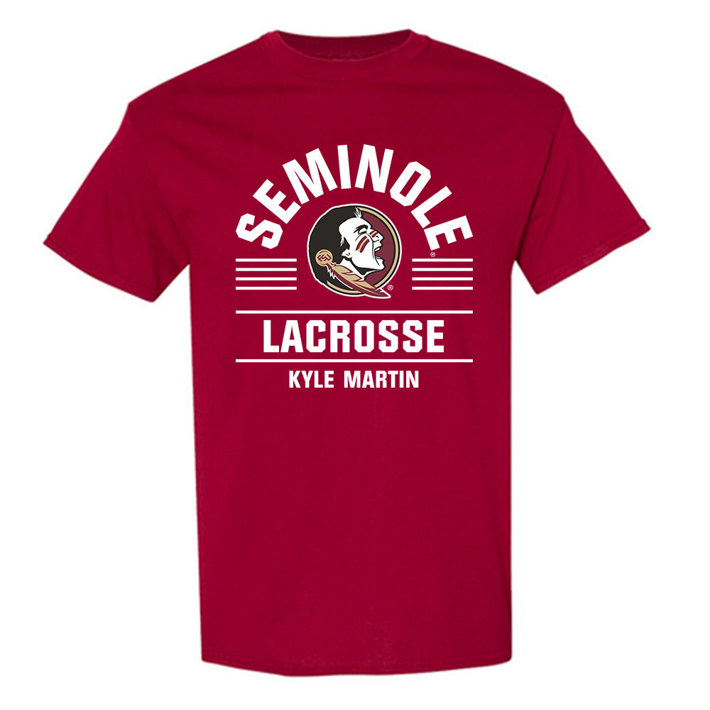 FSU - NCAA Men's Lacrosse : Kyle Martin - Classic Fashion Shersey T-Shirt-0