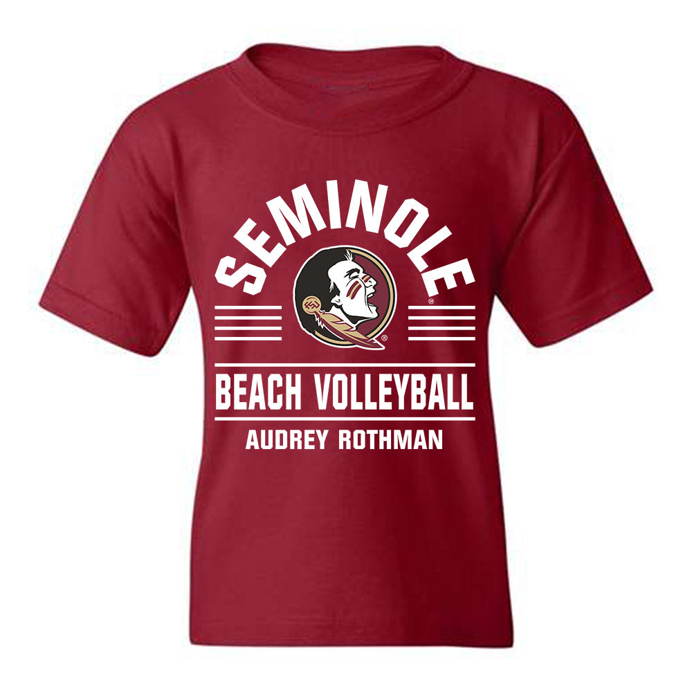 FSU - NCAA Beach Volleyball : Audrey Rothman - Classic Fashion Shersey Youth T-Shirt