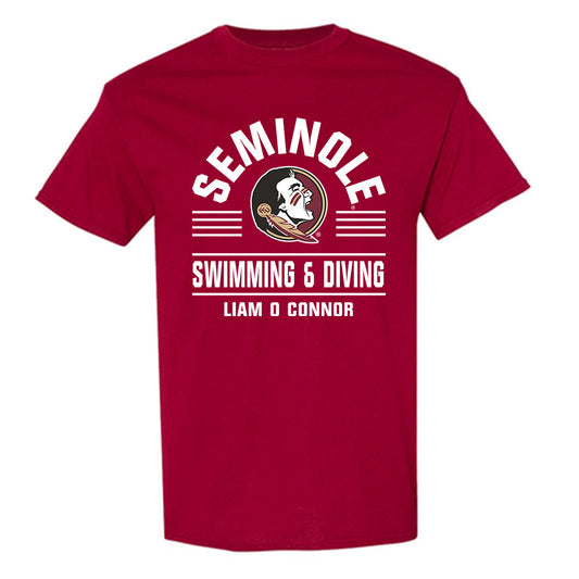 FSU - NCAA Men's Swimming & Diving : Liam O Connor - Classic Fashion Shersey T-Shirt-0