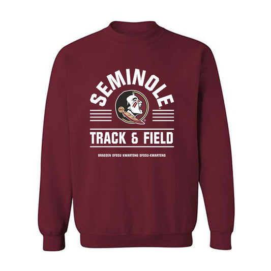FSU - NCAA Men's Track & Field : Braeden Ofosu Kwarteng Ofosu-Kwarteng - Classic Fashion Shersey Crewneck Sweatshirt-0