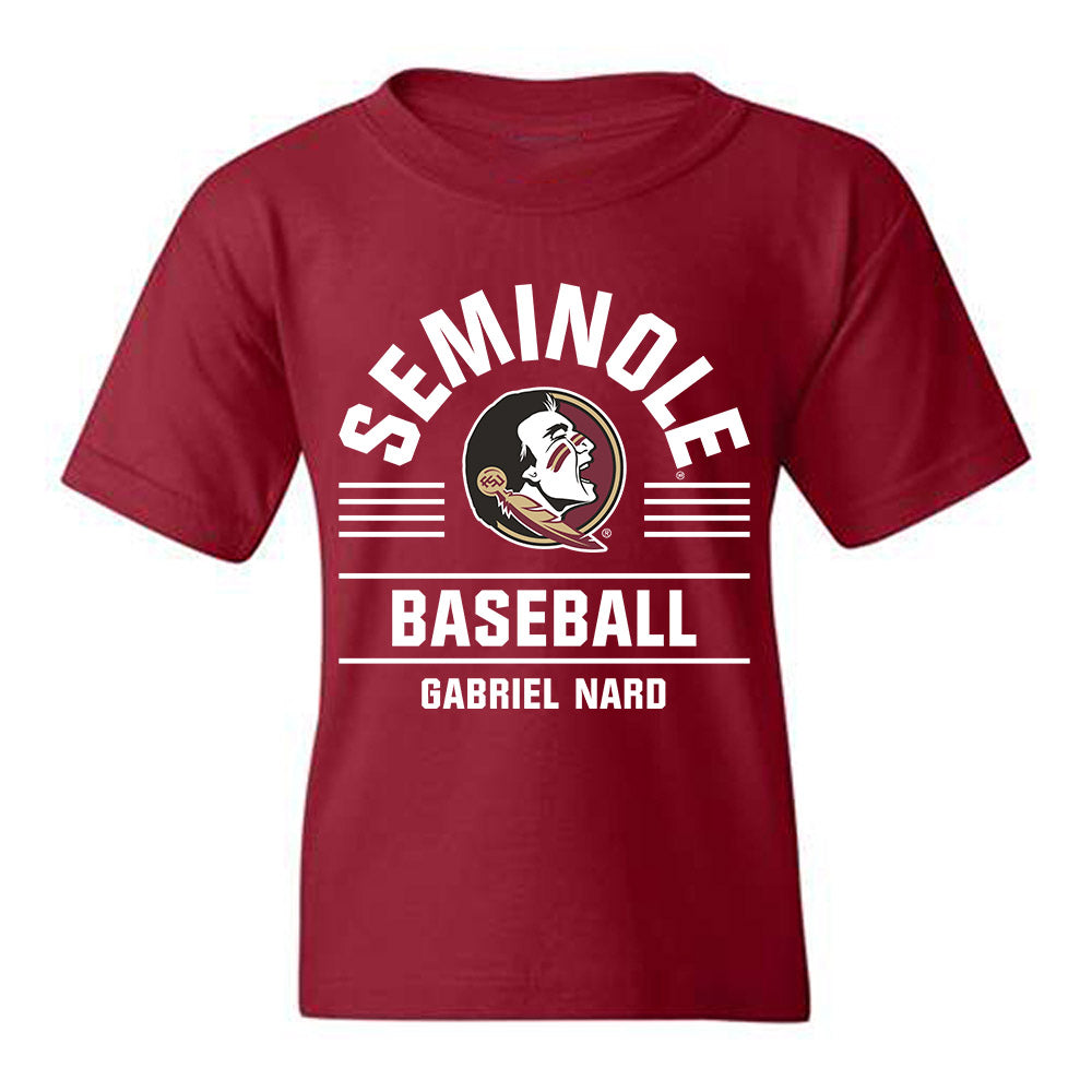 FSU - NCAA Baseball : Gabriel Nard - Classic Fashion Shersey Youth T-Shirt-0