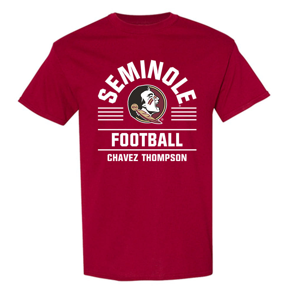 FSU - NCAA Football : Chavez Thompson - Classic Fashion Shersey T-Shirt-0