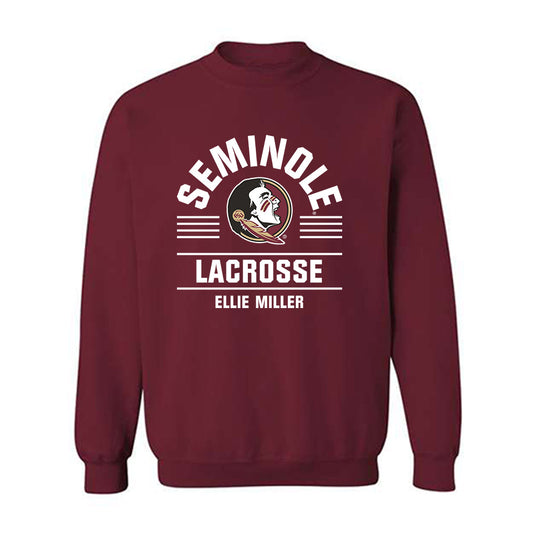 FSU - NCAA Women's Lacrosse : Ellie Miller - Classic Fashion Shersey Crewneck Sweatshirt-0