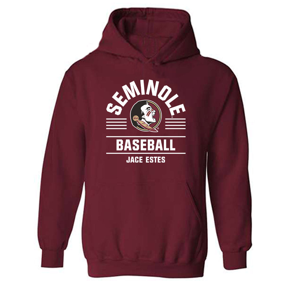 FSU - NCAA Baseball : Jace Estes - Classic Fashion Shersey Hooded Sweatshirt