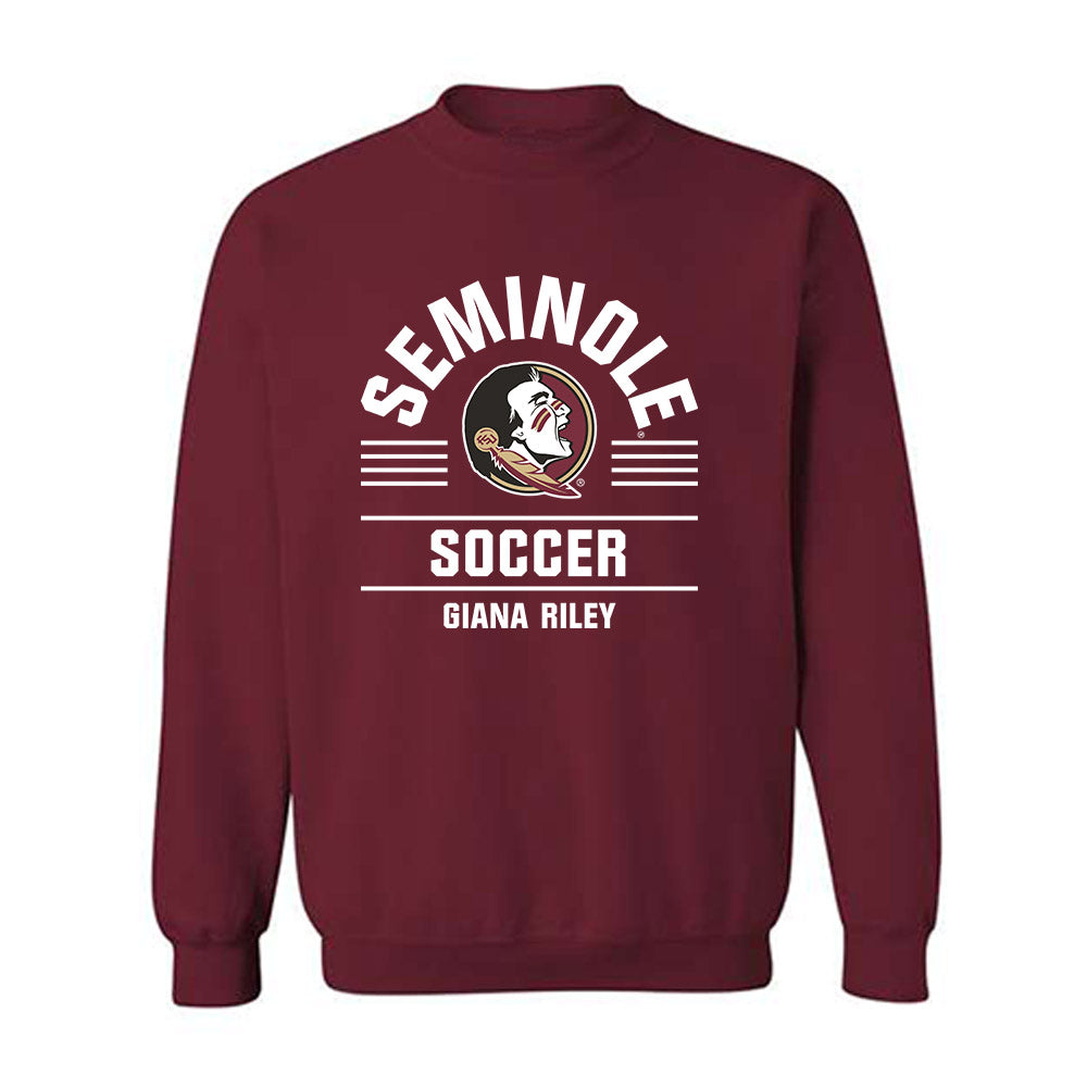 FSU - NCAA Women's Soccer : Giana Riley - Classic Fashion Shersey Crewneck Sweatshirt