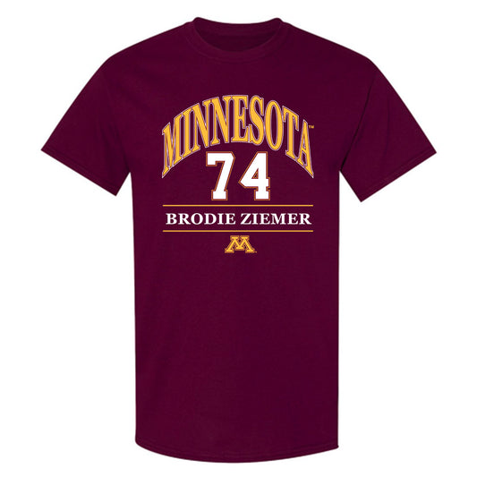 Minnesota - NCAA Men's Ice Hockey : Brodie Ziemer - Classic Fashion Shersey T-Shirt-0