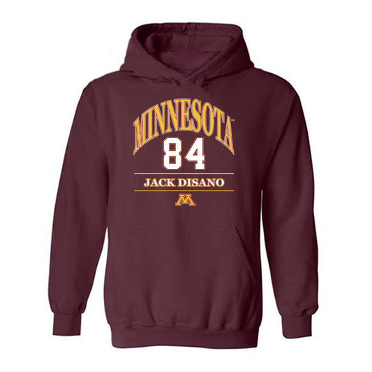 Minnesota - NCAA Football : Jack DiSano - Classic Fashion Shersey Hooded Sweatshirt-0