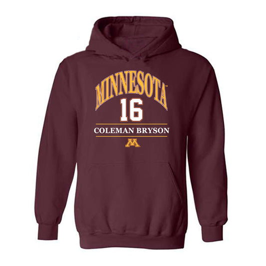 Minnesota - NCAA Football : Coleman Bryson - Classic Fashion Shersey Hooded Sweatshirt