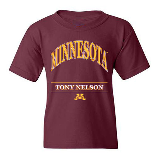 Minnesota - NCAA Men's Track & Field : Tony Nelson - Classic Fashion Shersey Youth T-Shirt-0