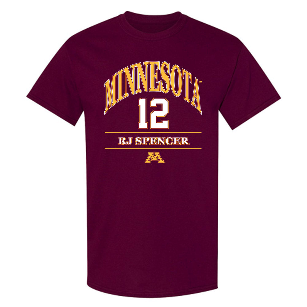 Minnesota - NCAA Men's Basketball : RJ Spencer - Classic Fashion Shersey T-Shirt-0