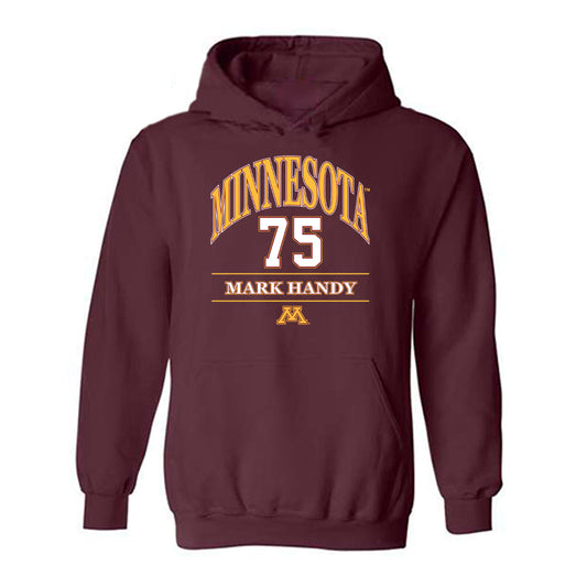 Minnesota - NCAA Football : Mark Handy - Classic Fashion Shersey Hooded Sweatshirt-0