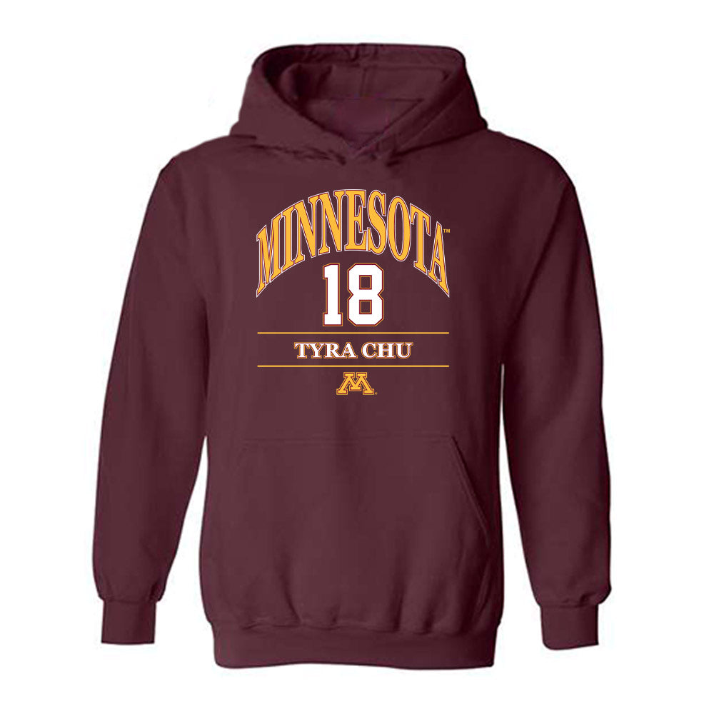Minnesota - NCAA Women's Soccer : Tyra Chu - Classic Fashion Shersey Hooded Sweatshirt-0